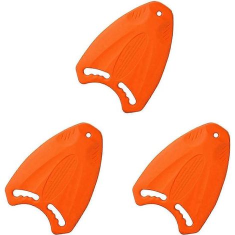 Planche de natation orange 3X en EVA avec flotteur dorsal, planche de natation, aide à l'entraînement et sécurité pour adultes et enfants, piscine (1/4)