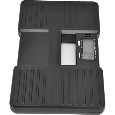 Pèse-personne électronique LCD mini précis avec rétroéclairage, noir, usage familial hommes femmes enfants, balance de santé compacte sans piles (1/5)