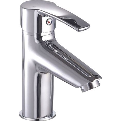 Mélangeur de bidet Dynobis chromé avec aérateur fixe H7xL11 (1/2)