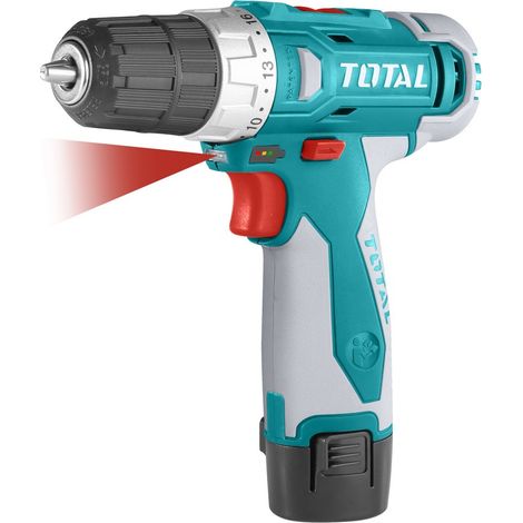 TOTAL - Trapano con 2 Batterie e 2 Punte (1/4)