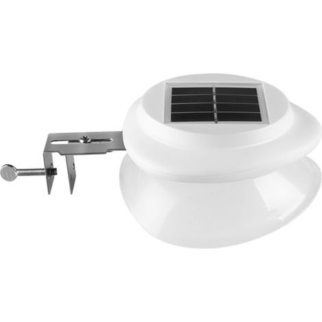 Lanterne Solaire - Éclairage Extérieur IP65 - Détecteur De Mouvement - Pour Clôture Jardin Cour - 13,3 x 12,7 x 6,8 cm - 1600 mAh - 1 Pièce (1/5)