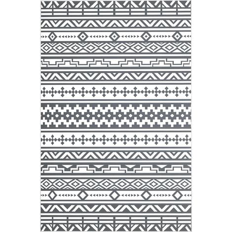 Outdoor-Teppich, wendbar, wasserdicht, Polypropylen, 182 x 274 cm