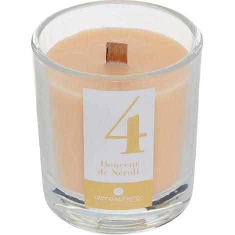Bougie Parfumée en Verre "Numia" 180g Douceur de Néroli (1/4)