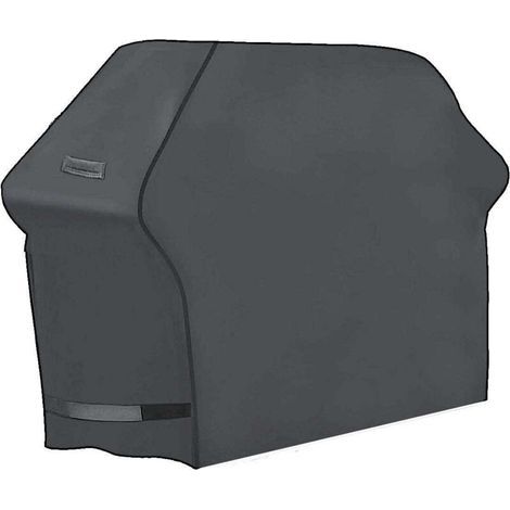 Housse de barbecue en pouces Housse de barbecue étanche Housse de barbecue robuste Accessoires de gril Housse de barbecue coupe-vent en tissu pour barbecue (52 pouces, gris) (1/4)