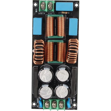 Carte Filtre Alimentation Professionnelle 20A, Module Anti-EMI Compact et Durable pour Amplificateurs (1/5)