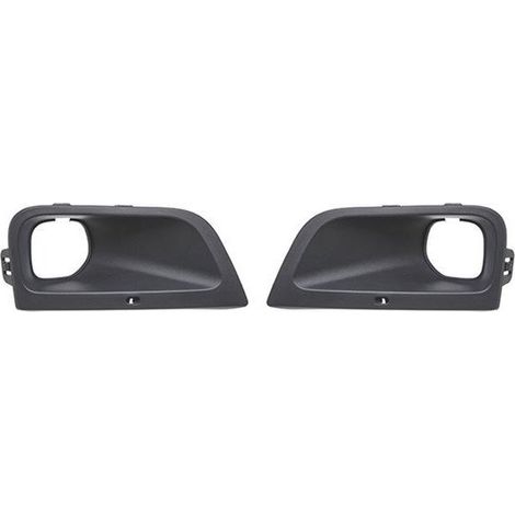Grilles de pare-choc avant noires avec trous anti-brouillards kit Peugeot Partner depuis 2018