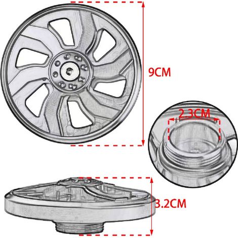 Motorrad-Modifikation: Bunte Motorlüfterabdeckung, hochwertige CNC-gefräste Aluminiumlegierung, feine Verarbeitung, verschleißfest und langlebig. (1/4)