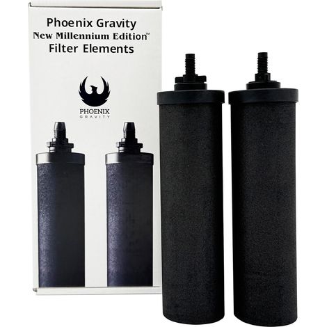 Lot de 2 Filtre, Élément Filtrant Phoenix, Compatible Système Berkey, Pour Eau Potable (1/5)