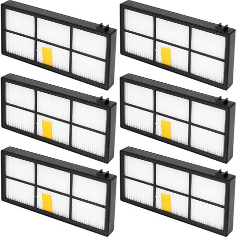 6 piezas filtro HEPA para aspirador serie 800 900 870 880 960 980 accesorios (1/4)