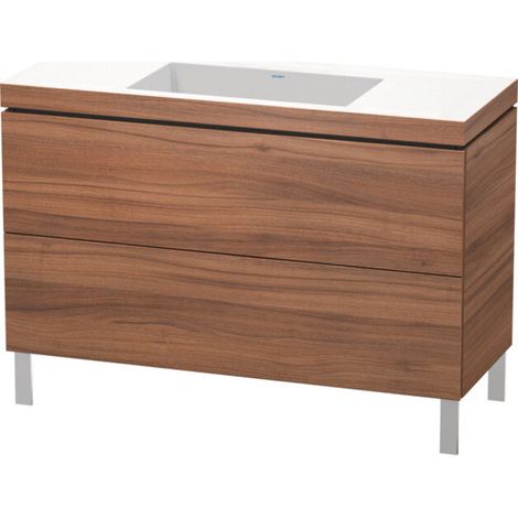 Lavamanos Duravit L-Cube con base de pie, 120x48 cm, 2 (1/3)