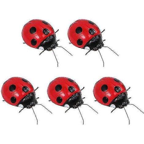 5 aimants coccinelles (1/5)