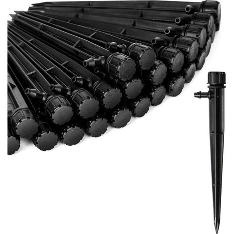 Set mit 60 Tropfern und Zubehör für die Tropfbewässerung, professionelle Tropfer, Teile und Köpfe für 1/4-Zoll-Tropfbewässerungssysteme (1/5)