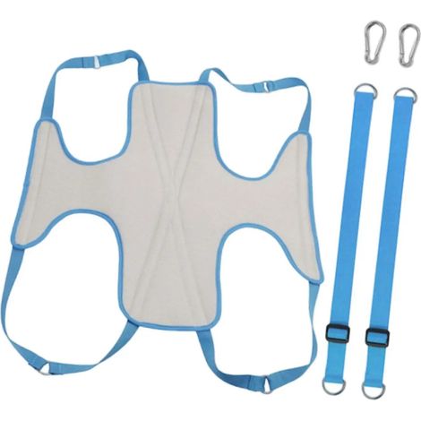 Hamac de toilettage pour chiens hamac de toilettage en laine bleue (1/5)