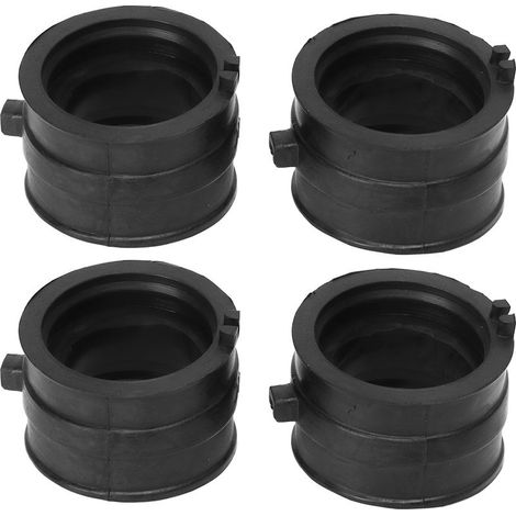 Manchons d'admission de carburateur en caoutchouc, 4 pièces, pour Steed 400 1992-1997, VRX400T NC33 1996, NV400 CJ/CK, NV600/VT600C/VT600CD Shadow VLX 1988-2007