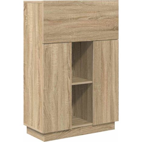 Maison Exclusive - Scrivania con lo scaffale Rovere Sonoma 71,5 x 31,5 x 106,5 cm
