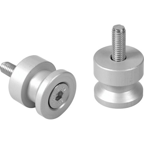 Coppia supporti cavalletto - M10x1,50 mm - Alluminio (1/2)