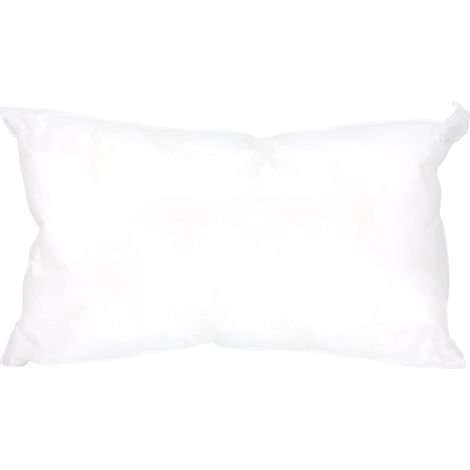 Coussin De Garnissage 30x50 Cm - 1 Unité - Fibres Polyester - Ouverture Zippée - Pour Housse Déco Rectangulaire - Blanc (1/5)