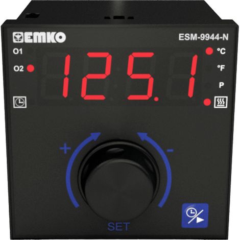 Emko ESM-9944-N 2-Punkt, P, PI, PD, PID Temperaturregler Pt100 -200 bis +1700 °C Relais 5 A (L x B x