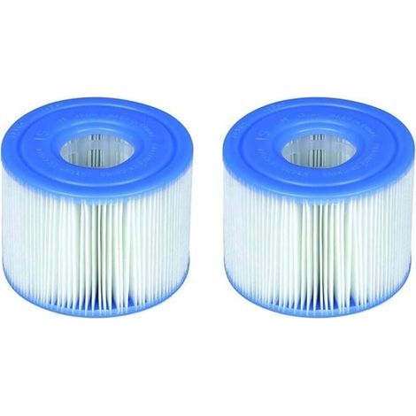 Elemento filtrante de repuesto para spas y piscinas – Tipo S1, compatible con PureSpa 29001E, fácil ajuste, paquete de 2 filtros. (1/4)