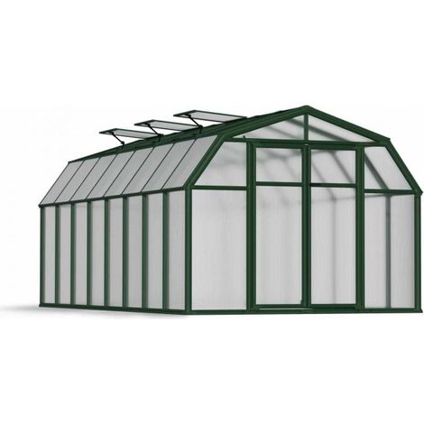 Greenhouse Hobby Gardener 8 x 16 - Polycarbonate - L516 x W266 x H208 cm