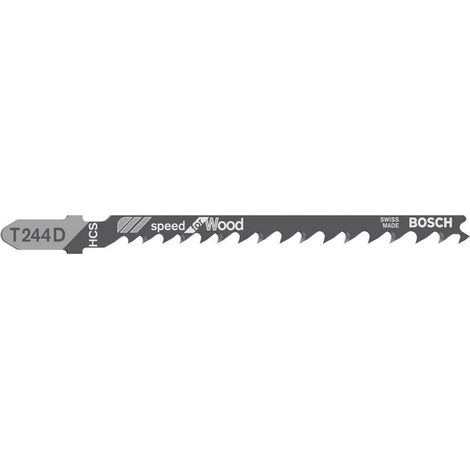 Bosch 3 Stichsägeblätter T 244 D - 2608630879