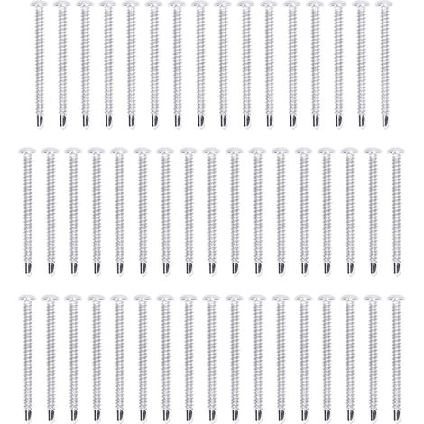 Vis Autoperceuse Tête Ronde En Acier Inoxydable 304 M4.2x50 Pour Mobilier Et Réparation Industrielle Lot De 50 (1/5)