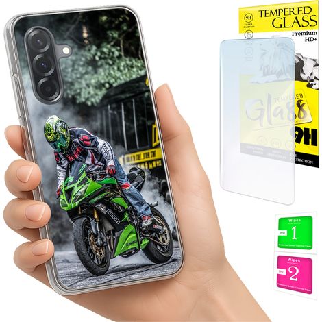 Custodia per Samsung Galaxy A36 / A56, cover fotografica, cover posteriore + vetro 9H (1/5)