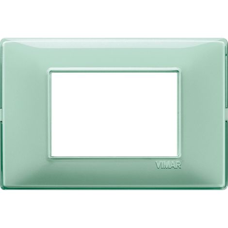 14653.44 Placa 3 Módulos Reflex Menta Plana