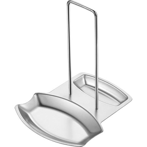 RHG Porte-couvercle en acier inoxydable, convient aux couteaux, cuillères,fourchettes et spatules (argenté)