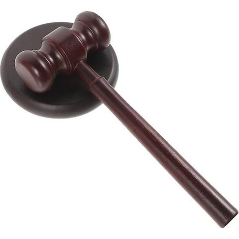 HONORNIC - Ensemble de maillets en bois durables, pratiques pour avocats et juges, marteau en bois pour vente aux enchères