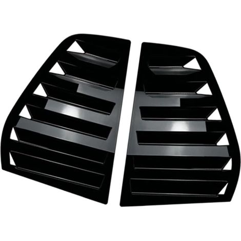 Coque de fenêtre arrière de voiture compatible avec MK5 2006-2008 Noir brillant (1/5)