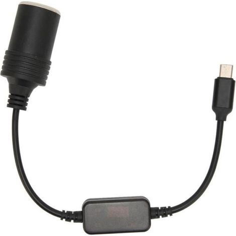 Duokon Adaptateur d'alimentation allume-cigare de voiture 5 V USB C vers 12 V Convertisseur Allume-cigare USB C telephonie gps (1/4)
