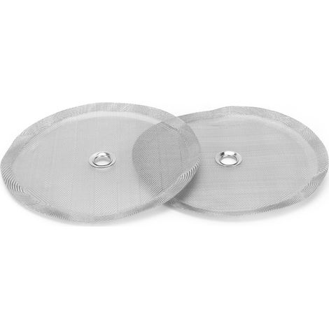 Lot de 2 filtres de rechange en acier inoxydable 100 mesh pour cafetière à piston