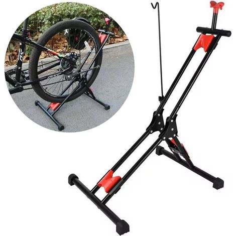 Cavalletto per biciclette Roxar multifunzionale, pieghevole, per manutenzione ed esposizione. (1/5)