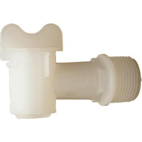 Rubinetto  per botte  plastica  bianca  - 2-00001-0001