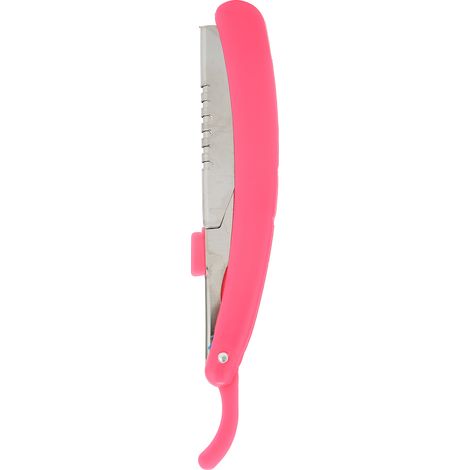 Rasoir droit homme pliant manuel barbe tondeuse femme sourcils coupe-poil (Sans lame) (1/5)