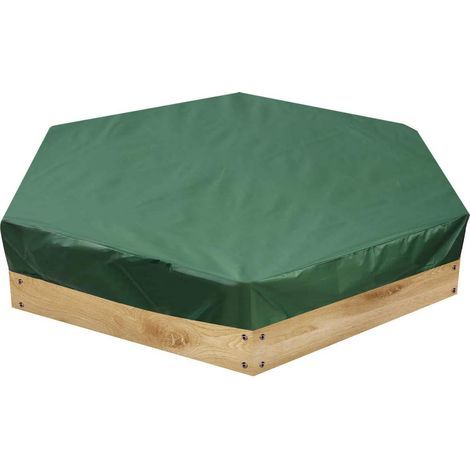 Housse de protection hexagonale pour bac à sable avec cordon de serrage, étanche à la poussière, pour bac à sable, piscine pour jardin extérieur（18015020cm） (1/5)