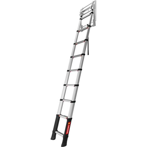 Scala telescopica 9 gradini - Altezza da 2.25 a 2.45m - TEL-72324
