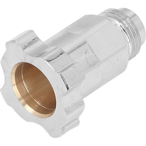 Raccord pour godet pulvérisateur, raccord pour pot jetable en acier inoxydable, adaptateur pour aérographe, raccord pour arrosoir, filetage extérieur G3/8 (1/5)
