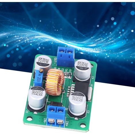 Bloc de bornes haute puissance DC-DC LM2587, module élévateur LM2577 réglable adapté aux panneaux solaires et aux batteries automobiles. (1/5)