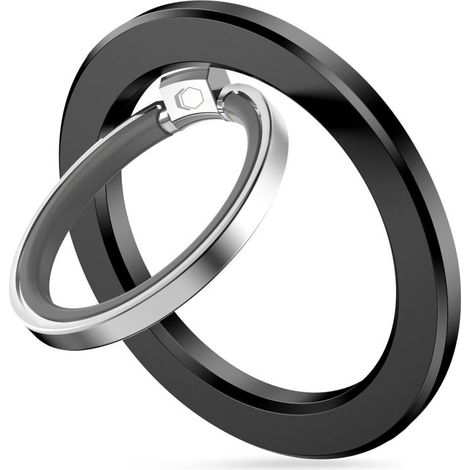 Magnetischer Ringhalter für Smartphones am Finger, MagSafe – schwarz (1/4)
