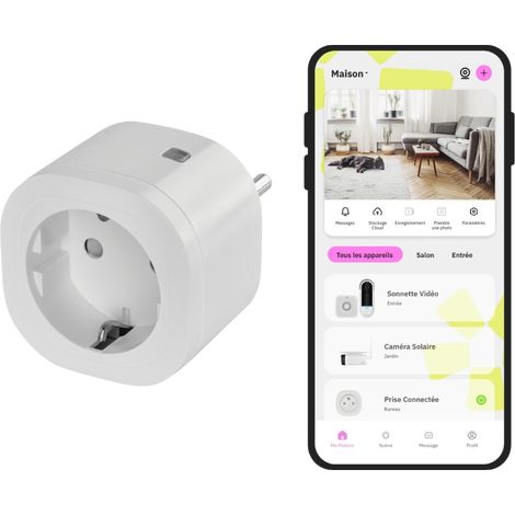 Prise connectée Omajin OSP-FR-01-EC Wi-Fi Bluetooth (1/5)