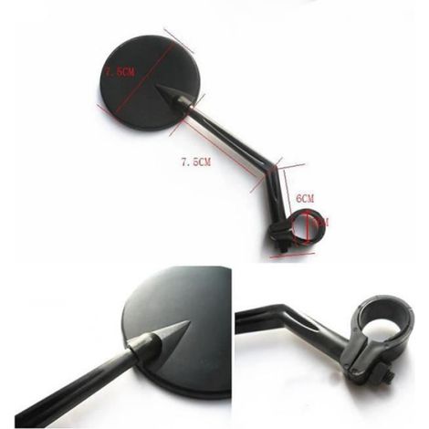 Rétroviseur, miroir de sécurité convexe pour vélo de montagne, adapté au scooter Xiaomi M365 (1/3)