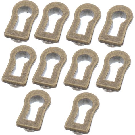 iplusmile Lot de 10 cache-serrures antiques pour tiroirs commode (1/5)