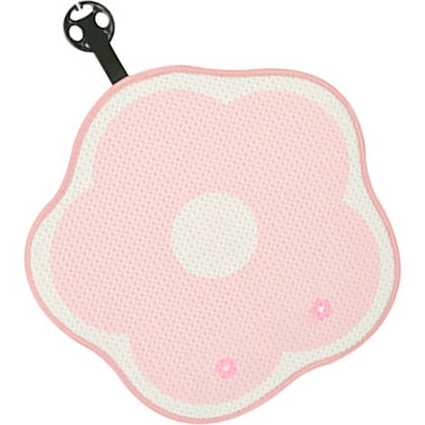 Coussin de Siège Auto Frais Motif Mignon Dessin Animé Toutes Saisons Universel Respirant en Soie de Glace Confort Élevé Intérieur Voiture Rose (1/5)