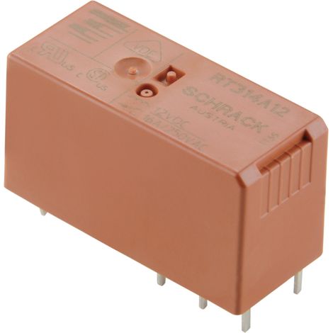 TE Connectivity RT314F12 Printrelais 12 V/DC 16 A 1 Wechsler 1 St. (1/2)