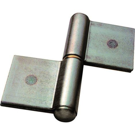 Doppelte Gitter-Schwenkarm mit gedrehter Klinge – Messingring – 80x5 Roh