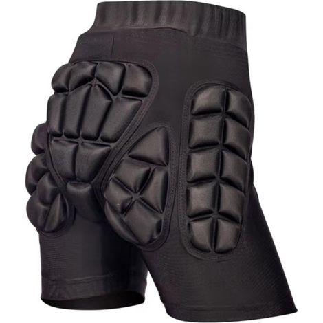 Culotte de Compression avec Rembourrage de Protection 3D pour Football, Basketball, Cyclisme et Bien Plus (Taille L, Poids Adapté : 60–80 kg)