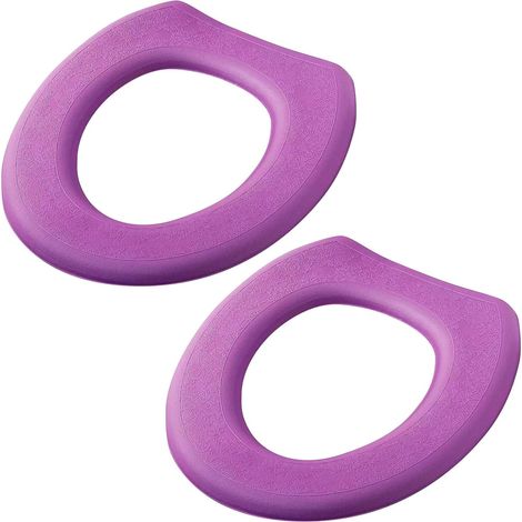 Lot de 2 Coussin de siège, EVA, Auto-adhésif, Imperméable, Lavable, Salle de bain