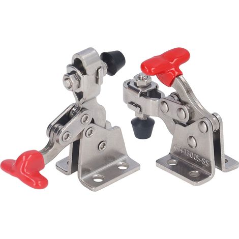 Étau à bascule vertical à dégagement rapide 150 lb pour fixation de menuiserie et décoration intérieure